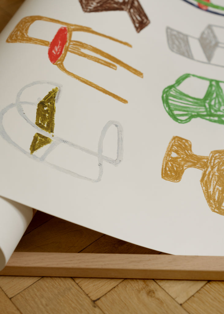 Print - A Collection of Chairs