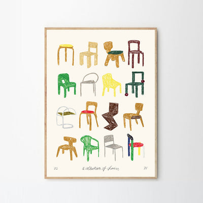 Print - A Collection of Chairs