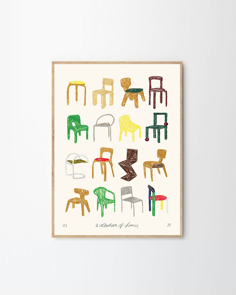 Print - A Collection of Chairs