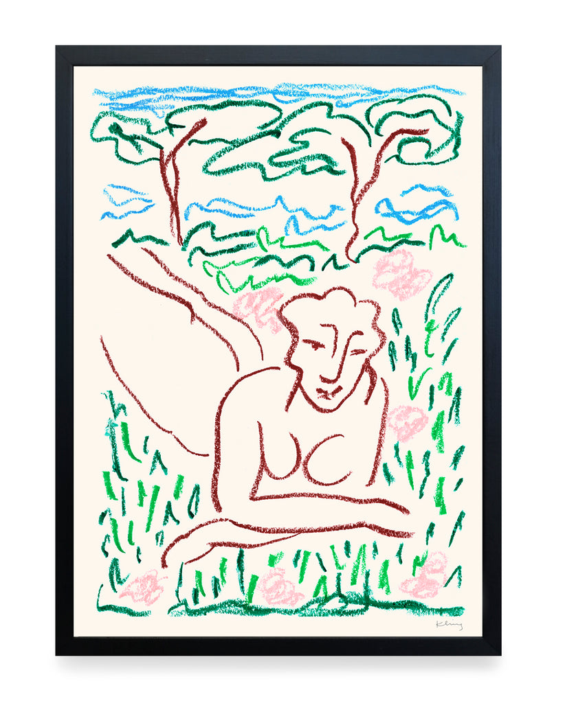 Print - Woman in Grass