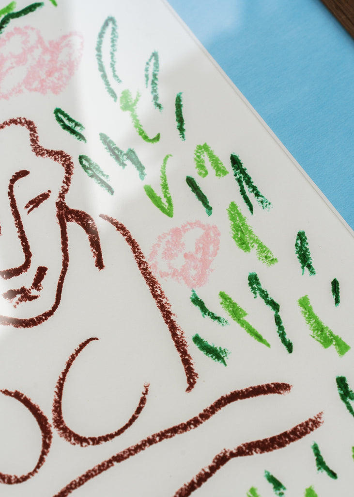 Print - Woman in Grass