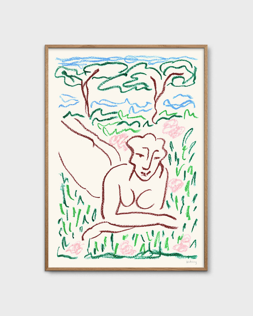 Print - Woman in Grass