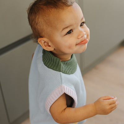 Colour Block Vest