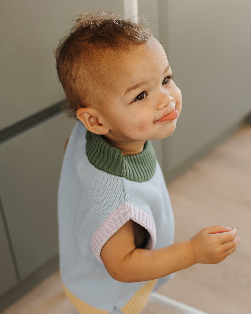 Colour Block Vest