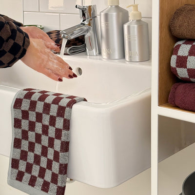 Josephine Hand Towel - Cement & Rhus