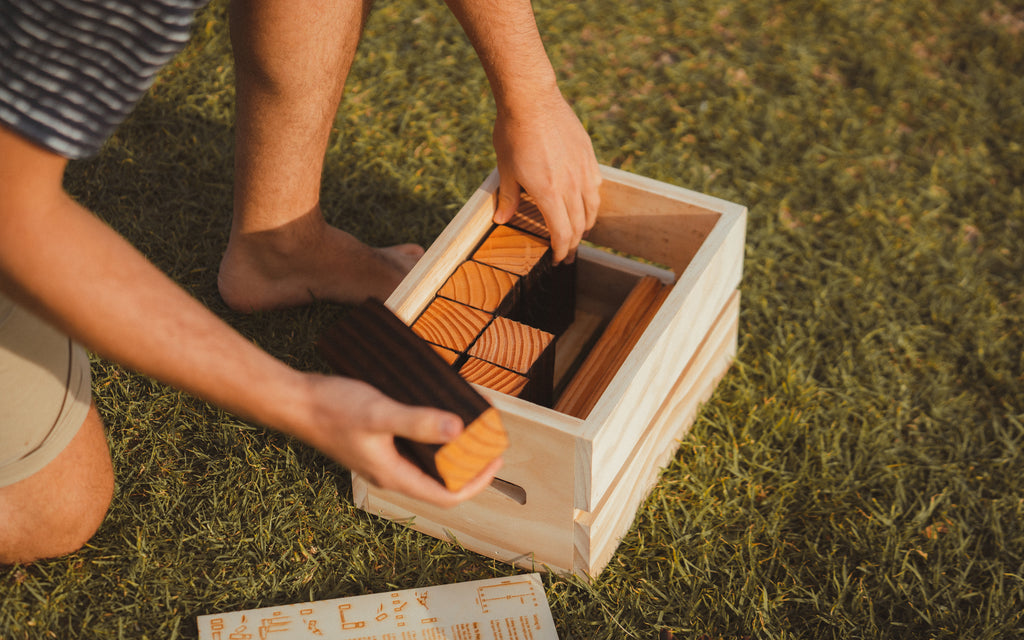 Wooden Kubb Set