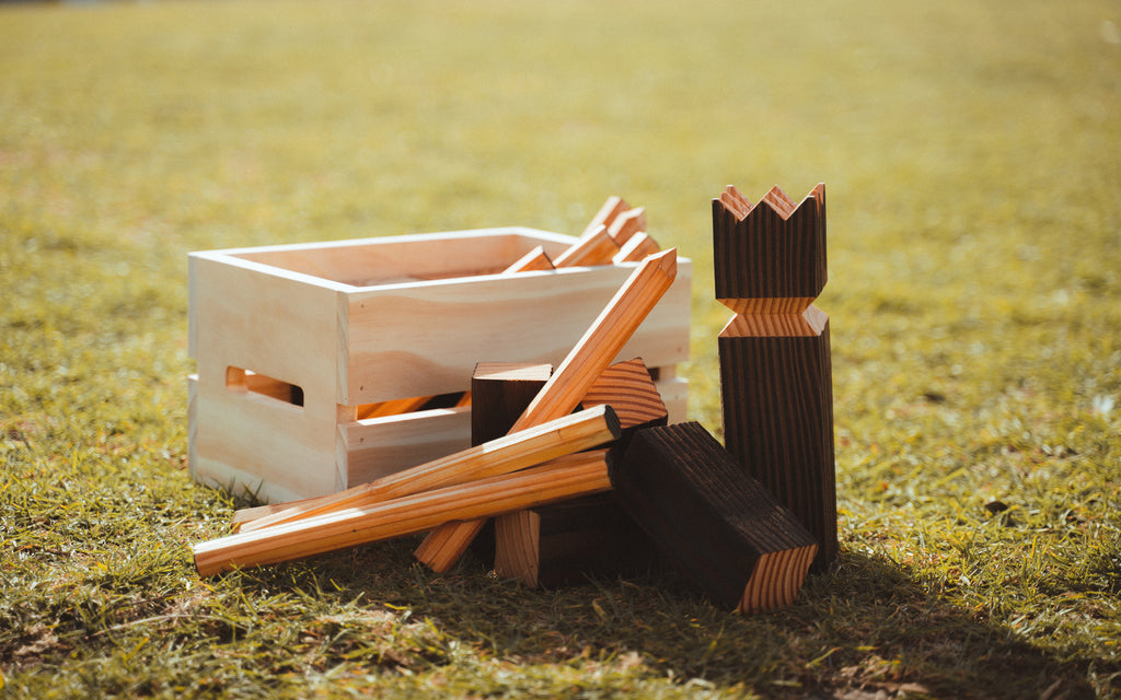 Wooden Kubb Set