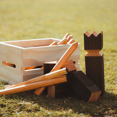 Wooden Kubb Set