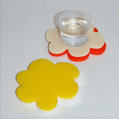 Flower Coaster - Ivory