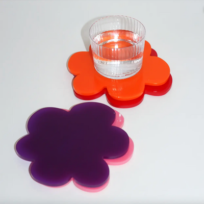 Flower Coaster - Purple