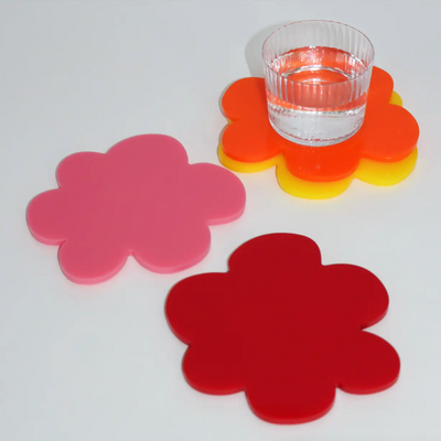 Flower Coaster - Pink