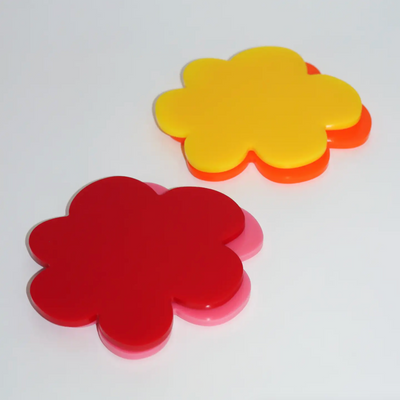Flower Coaster - Red