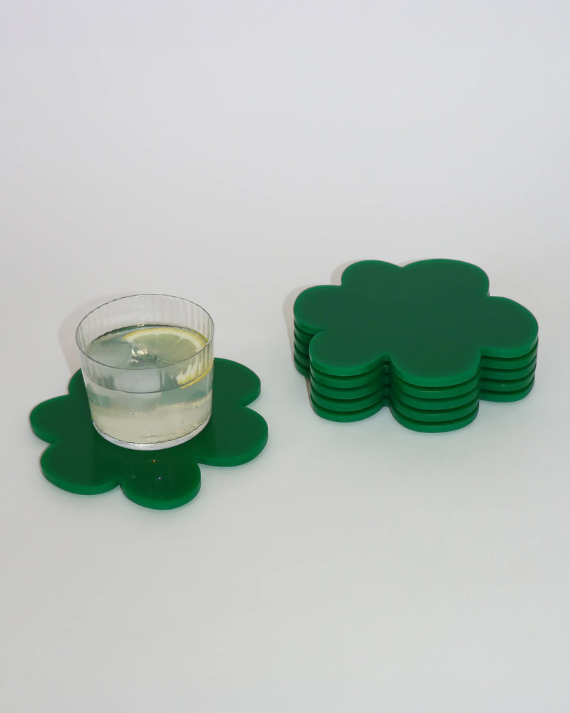 Flower Coaster - Green