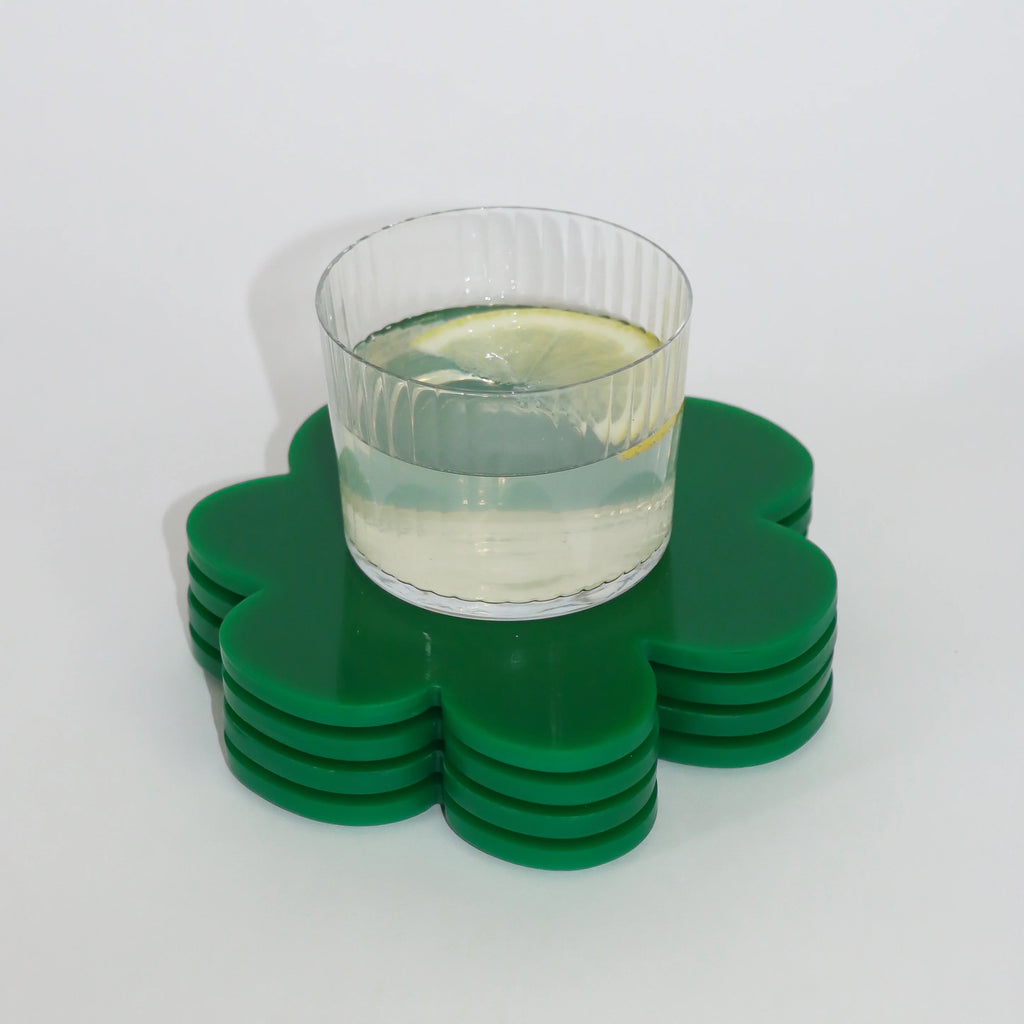Flower Coaster - Green