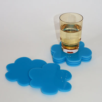 Flower Coaster - Light Blue