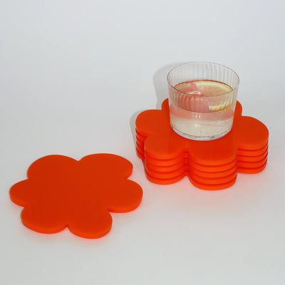 Flower Coaster - Orange