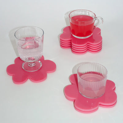 Flower Coaster - Pink