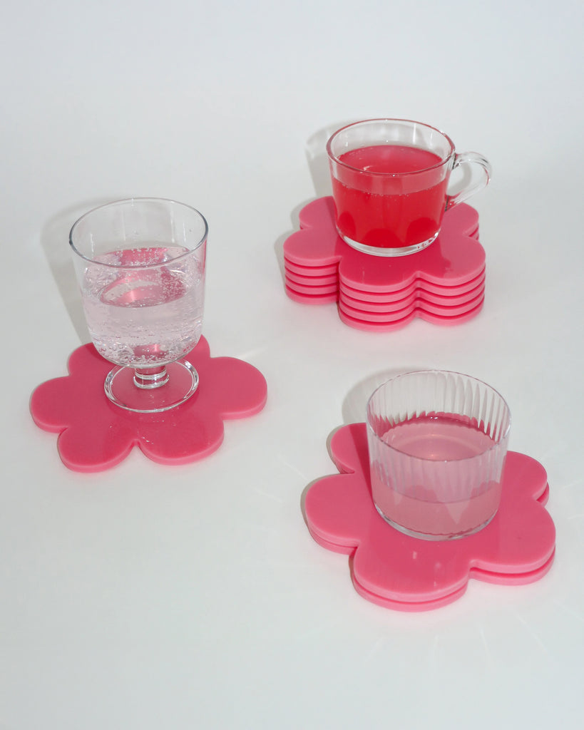 Flower Coaster - Pink