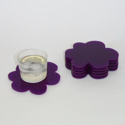 Flower Coaster - Purple