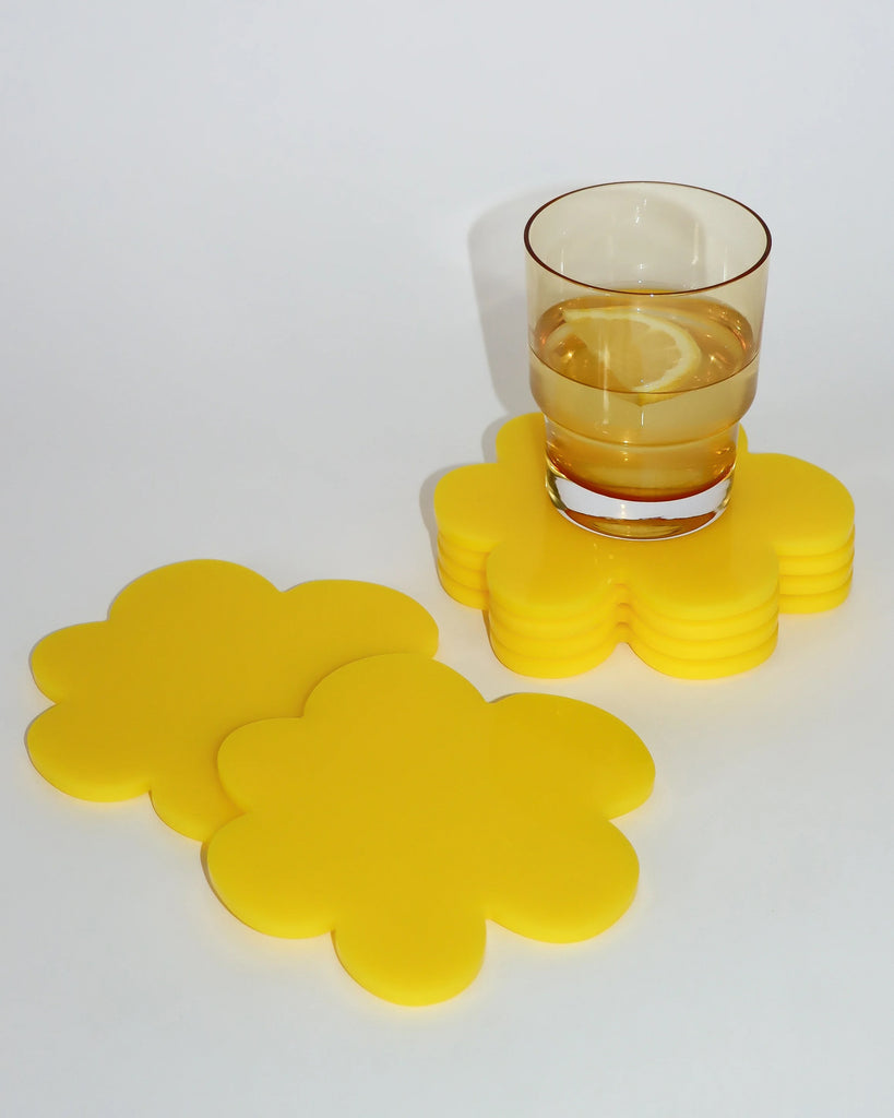 Flower Coaster - Yellow