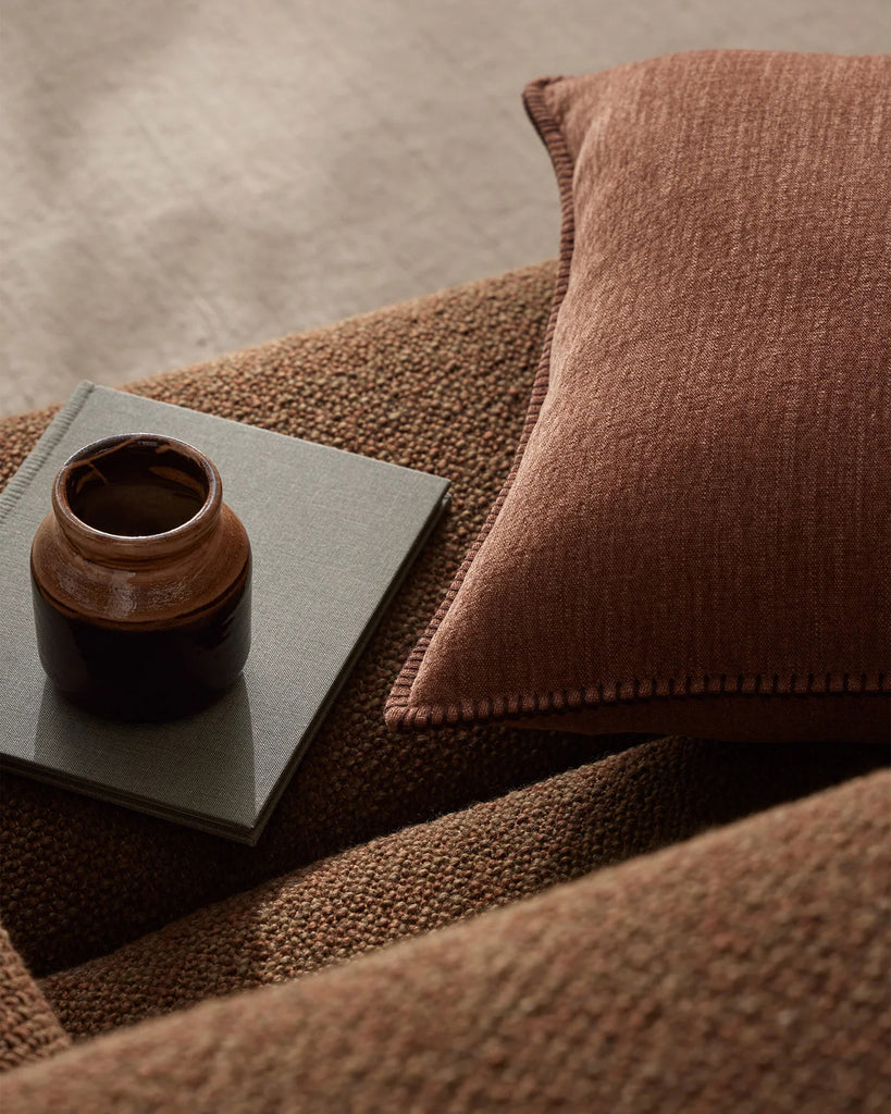 Alba Cushion Cover - Rust