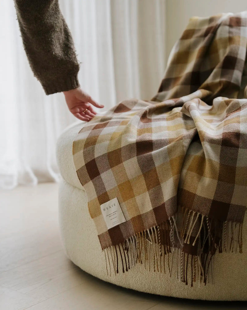 Lambswool Throw - Caldwell Autumn