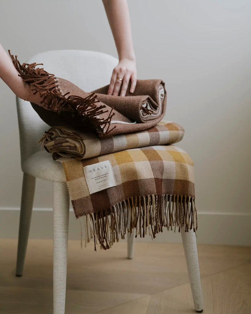 Lambswool Throw - Caldwell Autumn