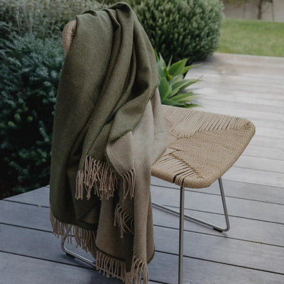 Lambswool Throw - Harris Moss