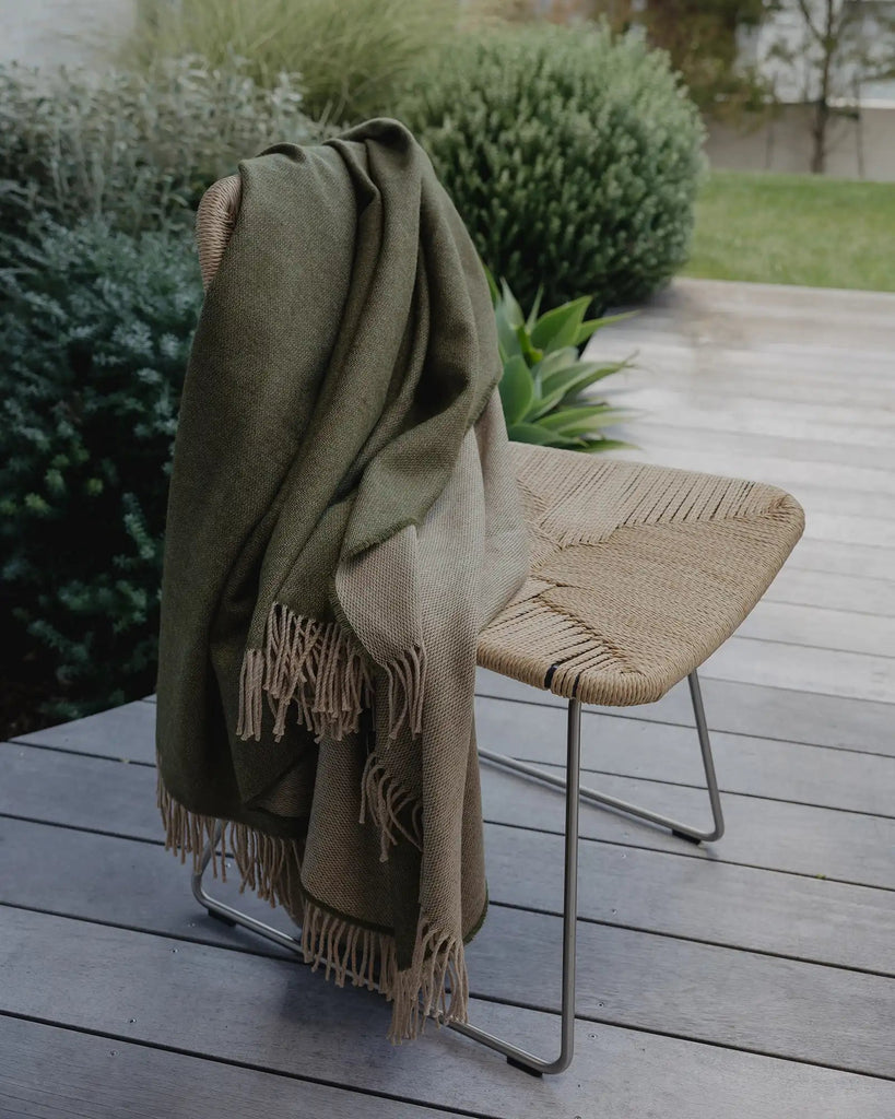 Lambswool Throw - Harris Moss