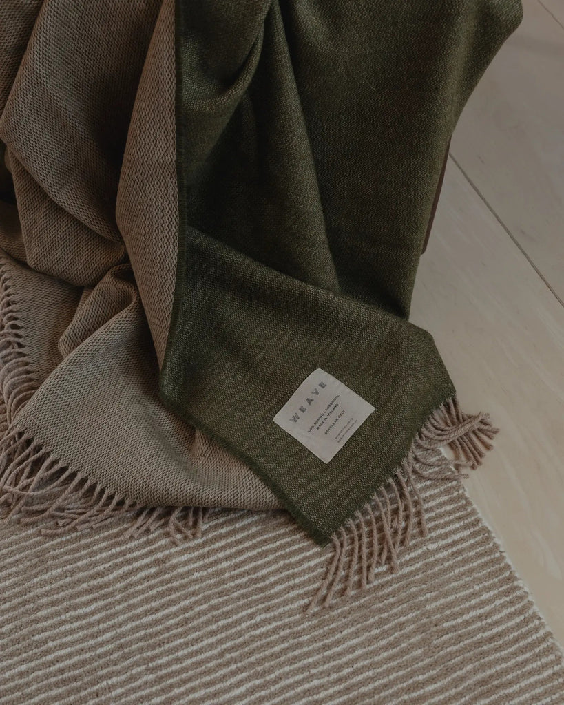 Lambswool Throw - Harris Moss