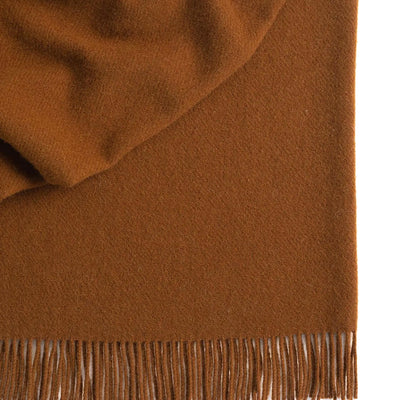 NZ Lambswool Throw - Nevis Spice