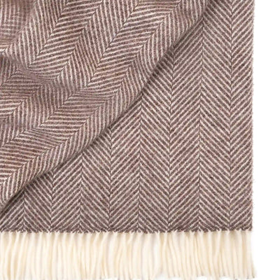 NZ Wool Throw - Magnus Cocoa