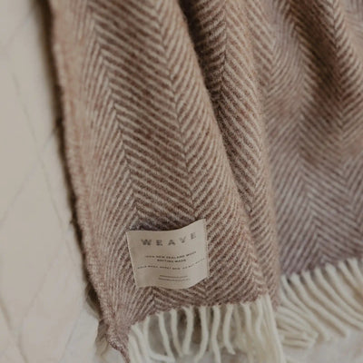 NZ Wool Throw - Magnus Cocoa