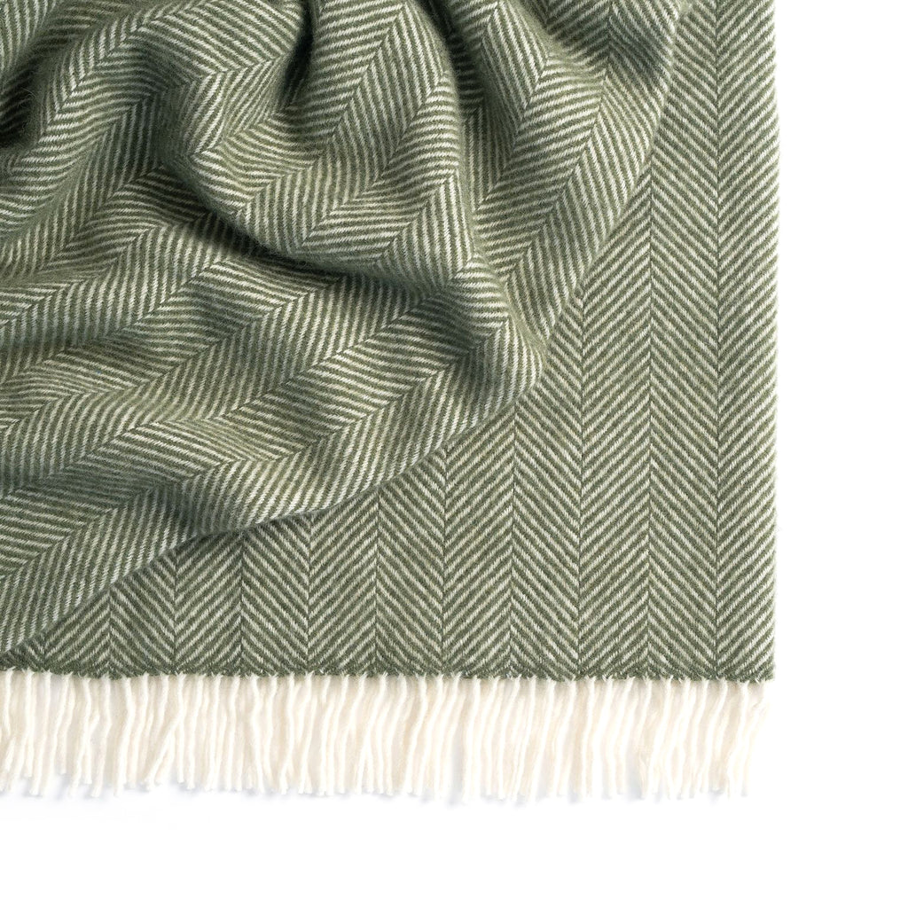 NZ Wool Throw - Magnus Olive
