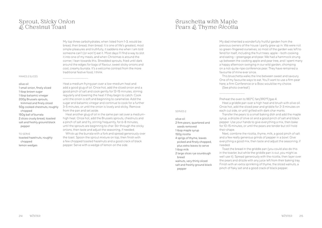 What to Cook & When to Cook It