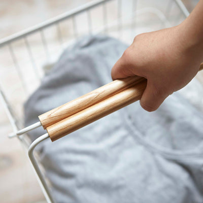 Wire Laundry Basket with Handles