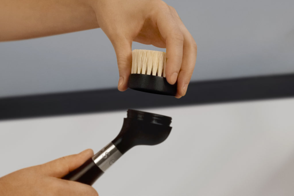 Dish Brush with Magnetic Stand - Black