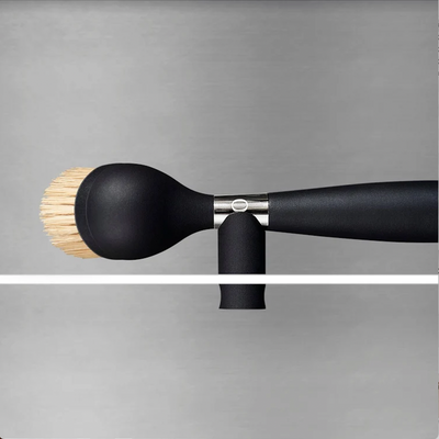 Dish Brush with Magnetic Stand - Black