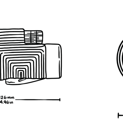Zoom Tube Monocular - Indigo Blue II