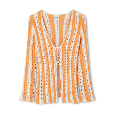 Paper Plane - Zulu & Zephyr - Golden Stripe Crochet Knit Top
