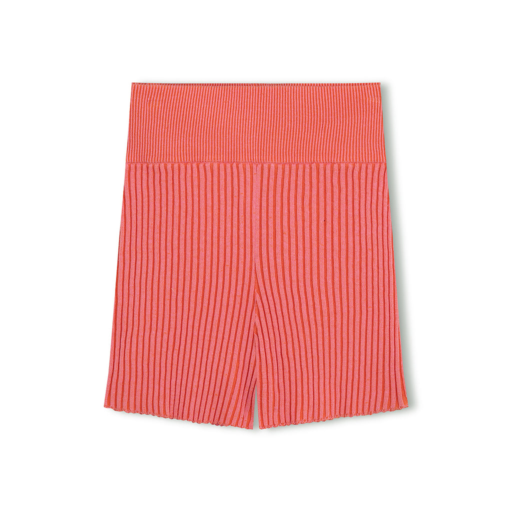 Chilli Pink Knit Shorts