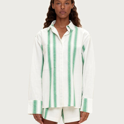 Green Stripe Shirt