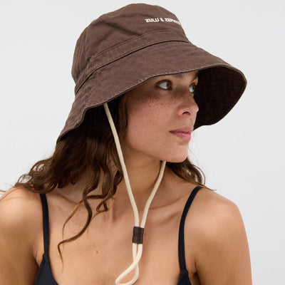 Logo Bucket Hat - Cocoa