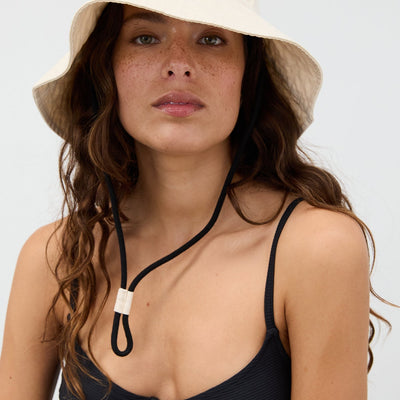 Logo Bucket Hat - Coconut