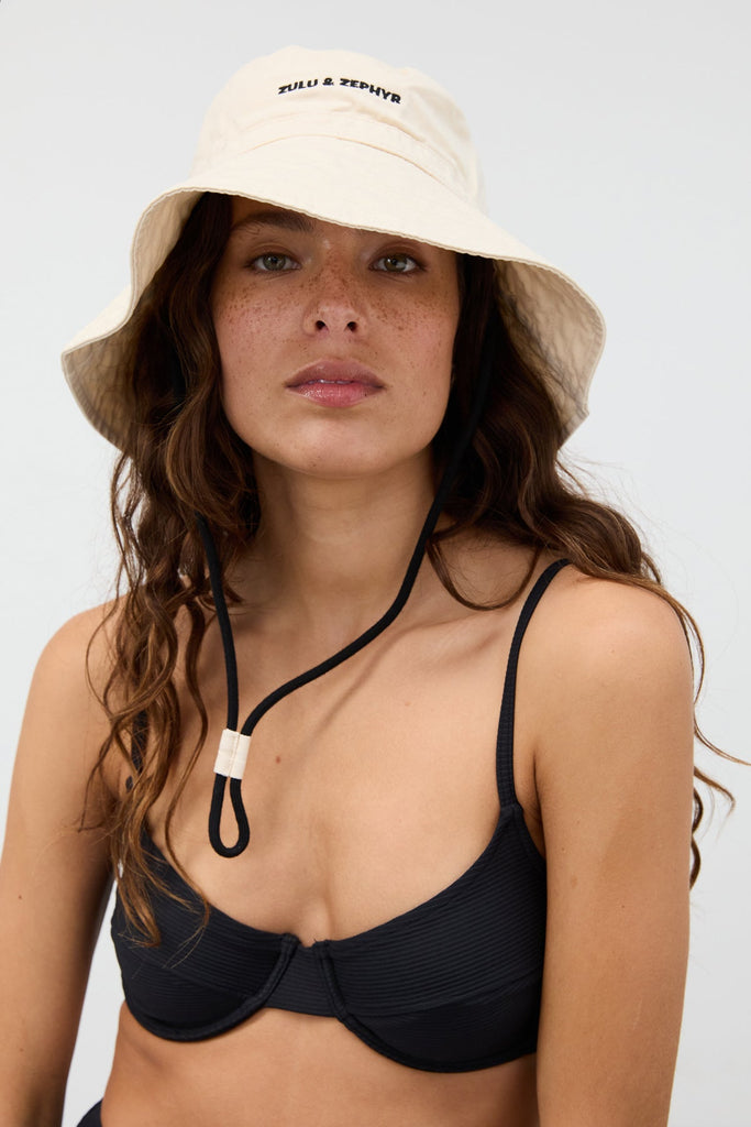 Logo Bucket Hat - Coconut