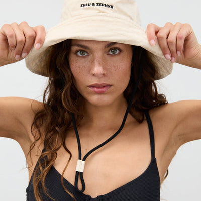 Logo Bucket Hat - Coconut