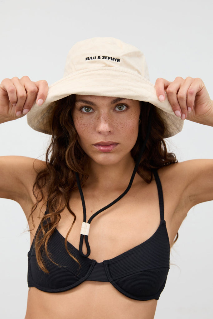 Logo Bucket Hat - Coconut