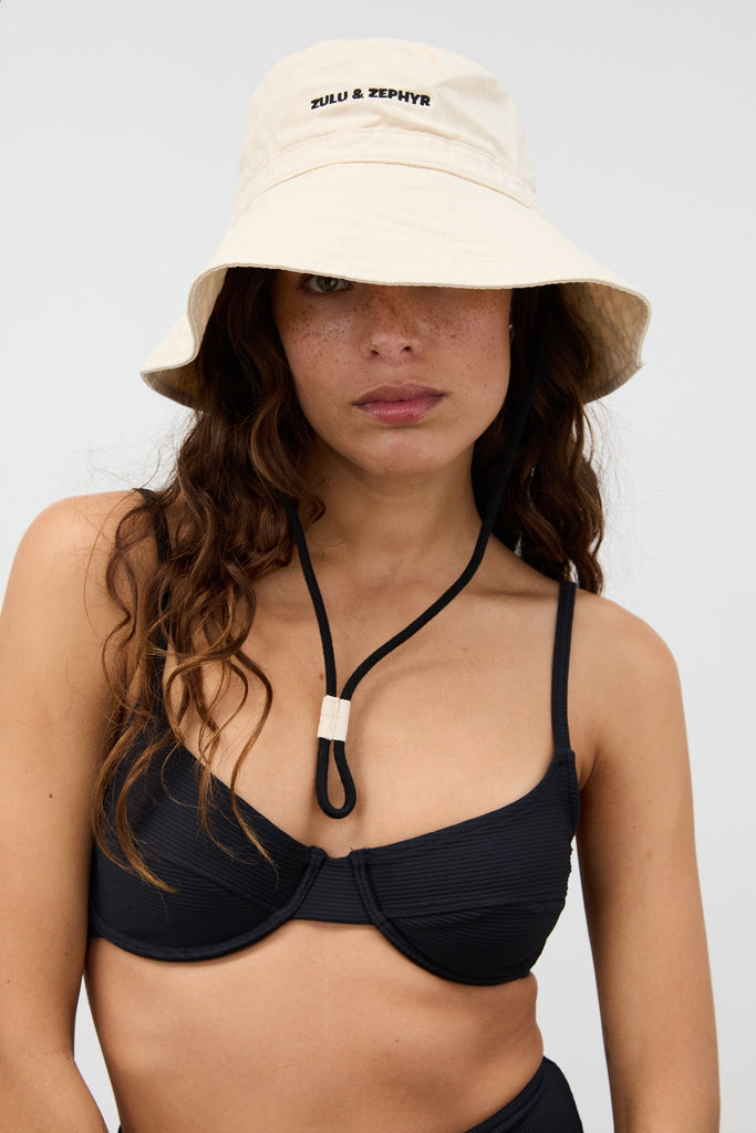 Logo Bucket Hat - Coconut