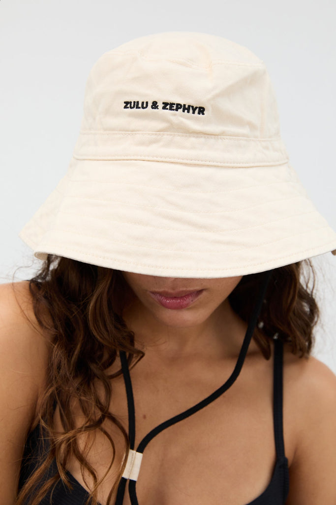 Logo Bucket Hat - Coconut