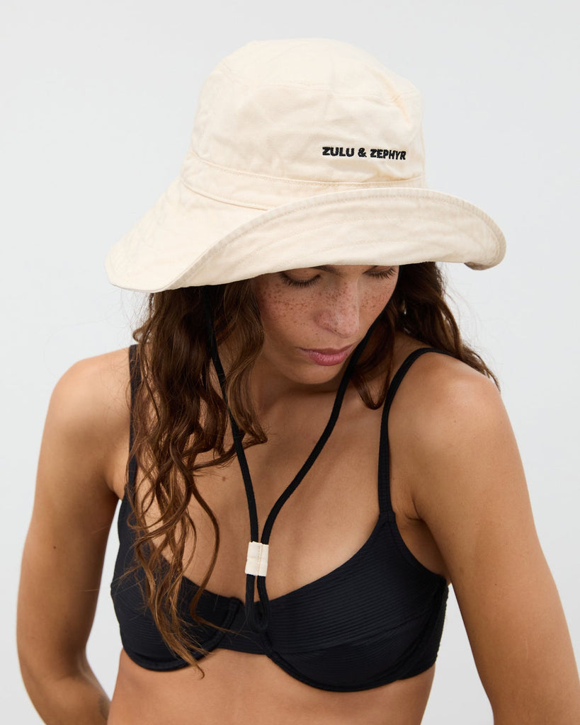 Logo Bucket Hat - Coconut